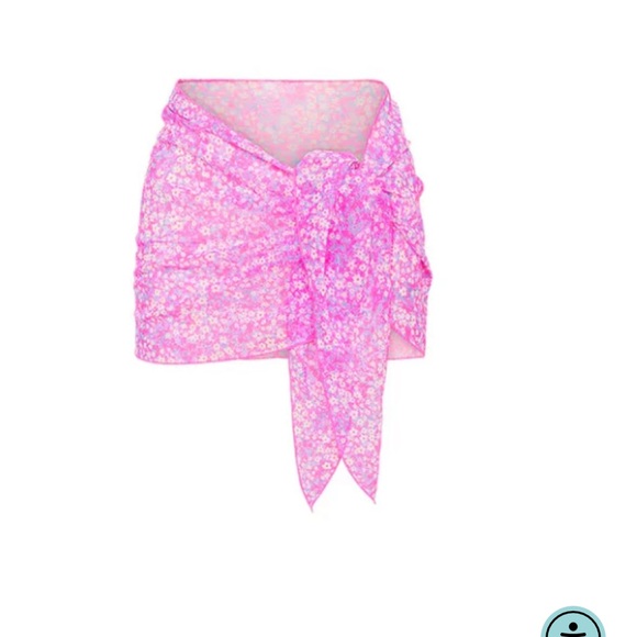 KULANI KINIS Other - NEW KULANI KINIS women's mini mesh sarong in grape spritz